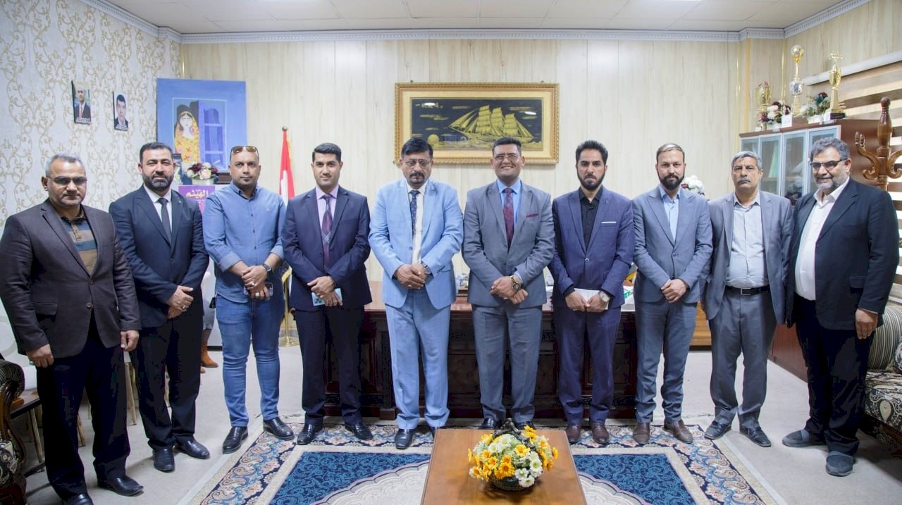 لدَعوةِ أساتذتِها للمُشاركةِ في مؤتمرِهِ العِلميِّ الدوليِّ الثّاني.. وفدٌ مِن مركزِ تُراثِ كربَلاء يزورُ جامعةَ واسِط