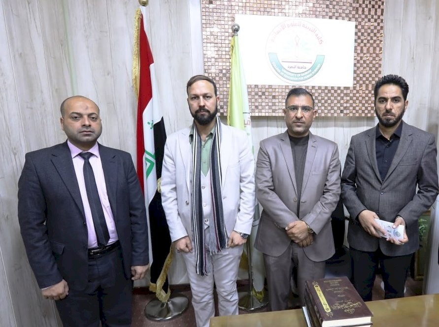 عضوا اللّجنة التحضيريّة لمؤتمرِ (تراثُنا هويَّتُنا) الثّاني في رِحابِ جامعةِ البصرة