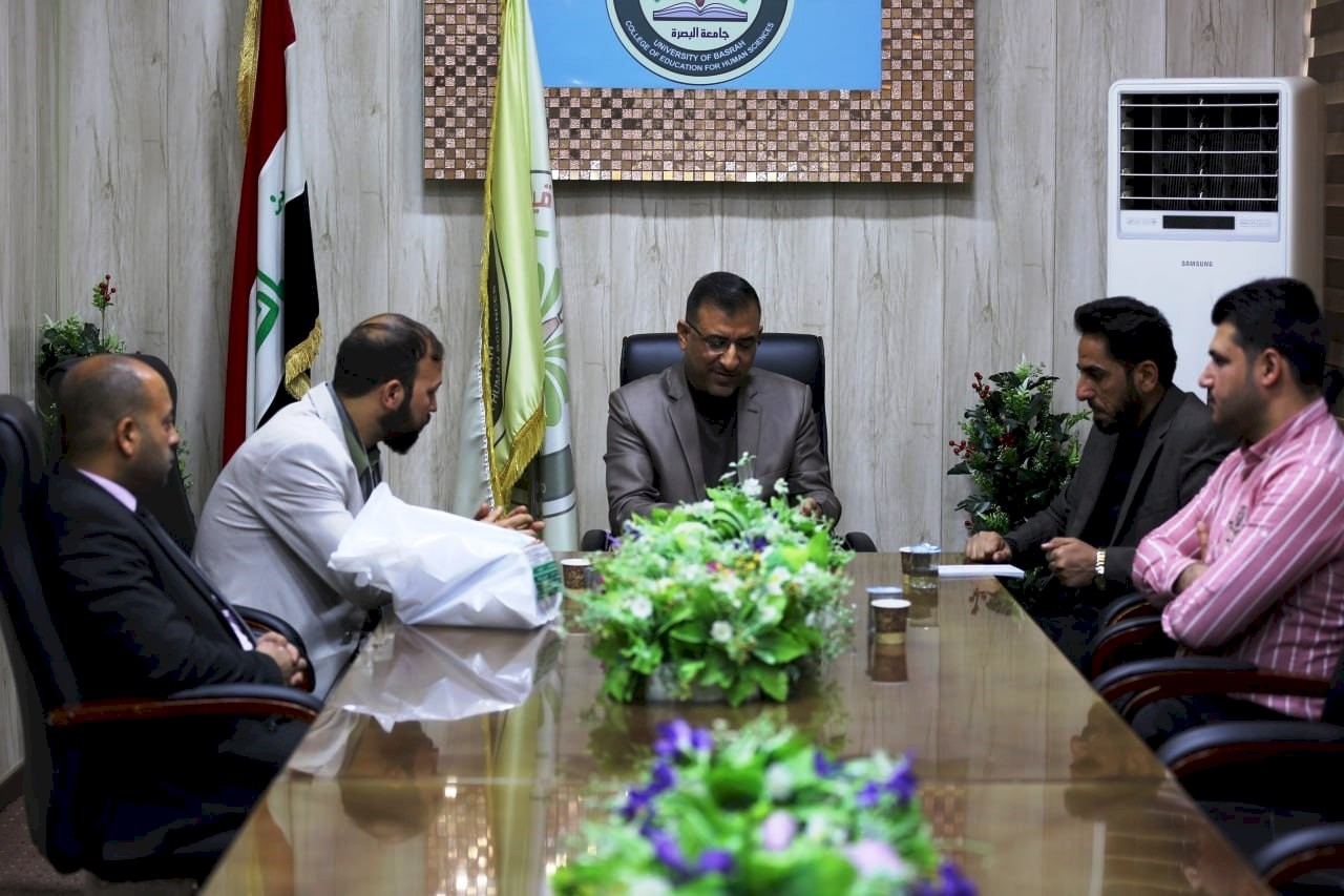 عضوا اللّجنة التحضيريّة لمؤتمرِ (تراثُنا هويَّتُنا) الثّاني في رِحابِ جامعةِ البصرة