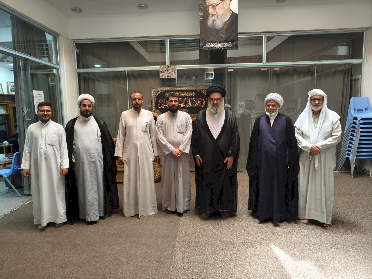 وفدُ مركزُ تراث كربلاء في ضيافةِ عددٍ من أعلامِ حوزة النجف الأشرف