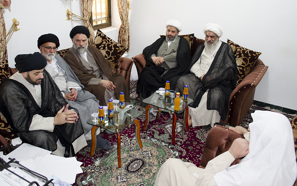 وفدٌ من مكتب سماحة السيد صادق الشيرازي في قم المقدَّسة يزور مركز تراث كربلاء