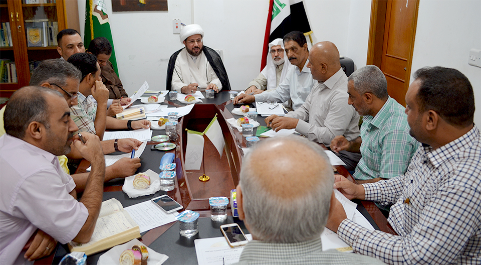 هيأتا مجلة تراث كربلاء الفصليّة المحكّمة تعقدان اجتماعهما الدوري