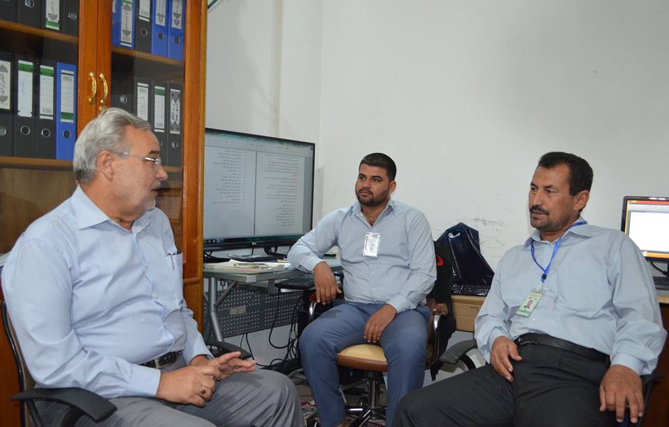 مركز تراث كربلاء يستقبل الخطاطين و يوثّق لهم