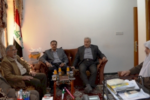 وفد من جمعية الخطاطين فرع كربلاء في رحاب مركز تراث كربلاء