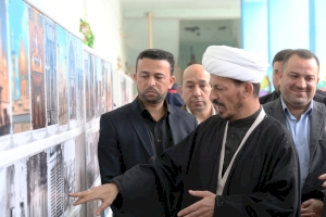 مركز تراث كربلاء يفتتح معرضه التراثي المتنقل في ثانوية الزهراء للبنات
