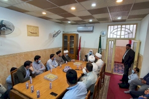 مُنتسِبو مركزِ تُراثِ كربَلاء يُقيمونَ احتفالَهم السَّنويّ بِمناسبةِ النِّصفِ من شَعبان