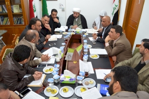 هيأتا مجلة تراث كربلاء الفصلية المحكّمة تعقدان اجتماعهما الدوري
