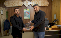 وفدٌ من مركز تراث كربلاء يزور مجموعةَ قنوات كربلاء الفضائيّة