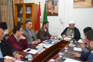 الهيأتانِ الإستشاريةِ والتحريريةِ لمجلَّة تُراثِ كربلاءَ الفَصليَّة المُحكَّمة تعقدانِ اجتماعهُما الدَّوري