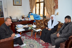 مدير مركز تراث كربلاء يستقبل الدكتور جمال الخطيب