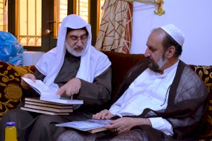 مدير مركز تراث كربلاء يستقبل مدير مؤسسة الإمام الجواد –عليه السلام- ومؤلِّف فهرس المخطوطات العربية والفارسية في المكتبات الإيرانية