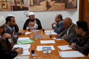 هيأتا مجلة تراث كربلاء الفصلية المحكّمة تعقدان اجتماعهما الدوري