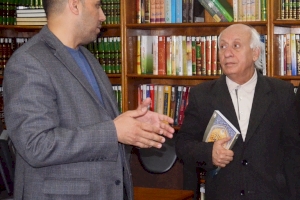 مركز تراث كربلاء يستقبل الدكتور عبد علي حسن الخفاف