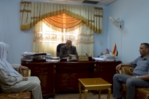 وفد من مركز تراث كربلاء يزور كلية التربية للعلوم الانسانية