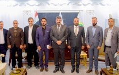 لدَعوةِ أساتذتِها للمُشاركةِ في مؤتمرِهِ العِلميِّ الدوليِّ الثّاني.. وفدٌ مِن مركزِ تُراثِ كربَلاء يزورُ جامعةَ واسِط