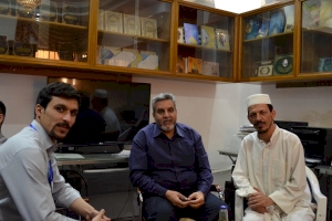 حفيد الشاعر كاظم السلامي في ضيافة مركز تراث كربلاء
