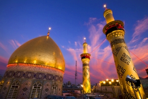 صورة لمرقد ابي الفضل العباس عليه السلام