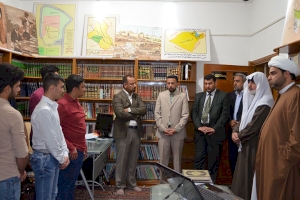 طلبة اعدادية - مدينة العلم-  للبنين في ضيافة مركز تراث كربلاء