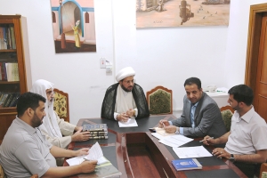 رئيس قسم شؤون المعارف الإسلامية والإنسانية يزور مركز تراث كربلاء