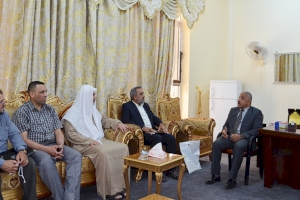 وفدٌ من مركز تراث كربلاء في ضيافة كلية العلوم الإسلامية
