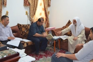 مدير مركز تراث كربلاء يستقبل الاستاذ الدكتور حامد الظالمي
