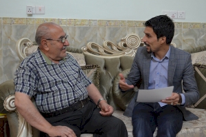 مركز تراث كربلاء يستمر في زيارة الأسر الكربلائية
