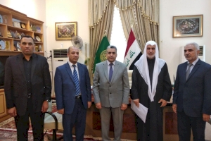 وفد مركز تراث كربلاء يزور جامعة الكوفة