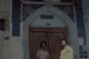 باب مسجد الشهرستاني - المصور: اعلام مركز تراث كربلاء