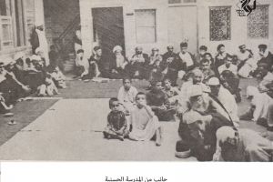 جانب من المدرسة الحسنية -