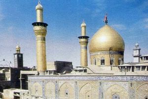مرقد الأمام الحسين في منتصف الثمانينات - اعلام مركز تراث كربلاء