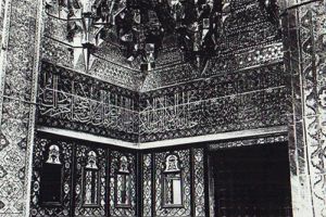 احد جوانب الحضرة الحسينية في الخمسينيات من القرن الماضي -