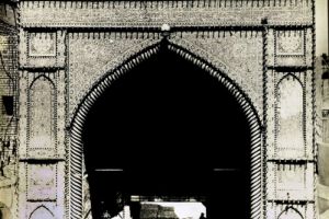 باب قبلة الامام الحسين عليه السلام عام 1970 م -