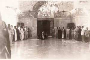 الصحن القديم مقابل باب الكرامة - اعلام مركز تراث كربلاء