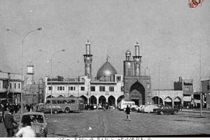 باب قبلة الإمام الحسين عليه السلام بداية السبعينات -