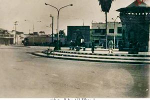 سبيل منطقة المخيم في السبعينات -