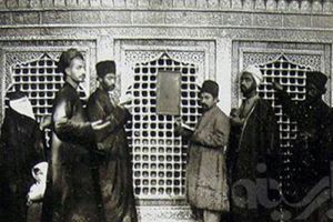 الضريح الحسيني 1912 - اعلام مركز تراث كربلاء