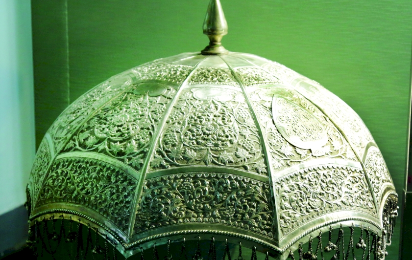 شمسية من الفضة